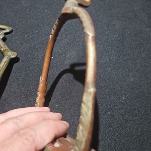 Par de Estribos de Bronce para Jinete - imagen 2