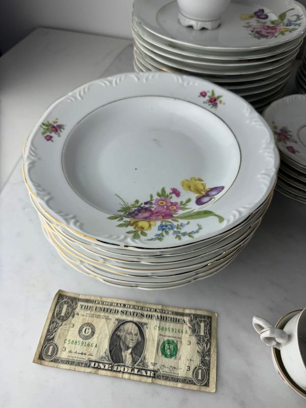 Juego de vajilla en porcelana Schmidt - imagen 2