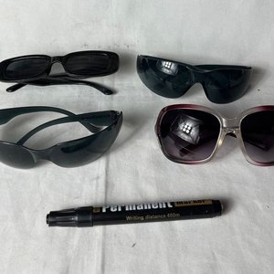 Lentes de Sol Negros y Transparentes - Pack de 4 - imagen 2
