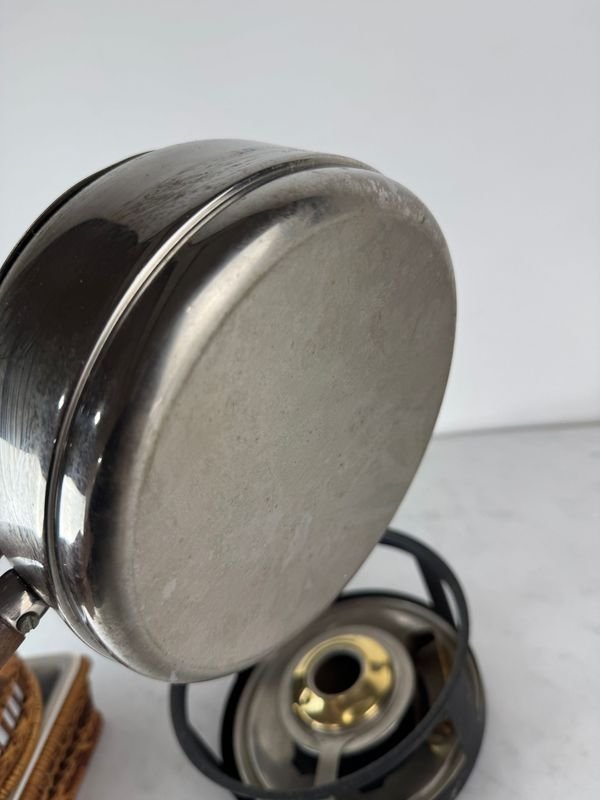 Conjunto de porcelana y fondue con soporte - imagen 10
