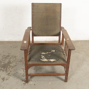 Lote anterior: Sillón Morris de Roble con Respaldo Reclinable - A Restaurar