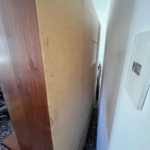 Aparador con Alzada de Madera Oscura, 8 Puertas y 4 Cajones - imagen 5