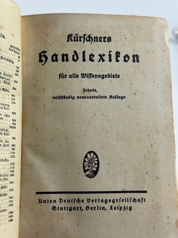 Enciclopedia manual de todas las ciencias, editorial Union Deutsche Verlagsgesellschaft, c. 1920. - imagen 3