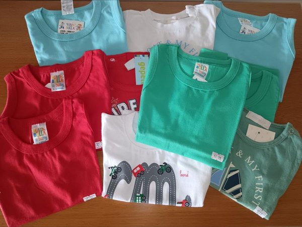 Lote de camisetas para bebés con diseños divertidos - imagen 3
