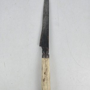 Cuchillo Criollo Antiguo con Sello "D Coronada" - imagen 2