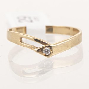 Anillo de Oro 18k con Circonia - imagen 1