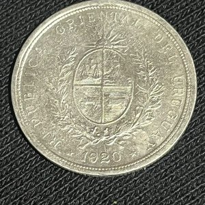 Lote siguiente: Moneda de Plata 20 Centésimos Uruguay 1920
