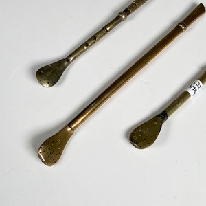 Tres bombillas de plata criolla (con averías) - imagen 6