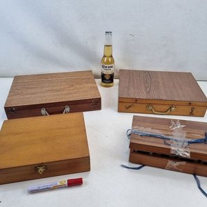 Colección de Diapositivas Antiguas en Cajas de Madera con Clasificación Manual - imagen 2