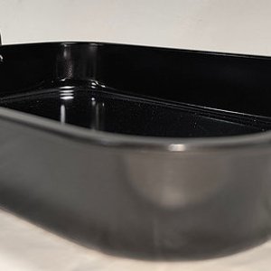 Asadera Metálica Negra con Doble Asa Remachada - imagen 2