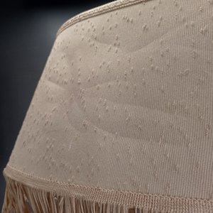 Lámpara de Mesa Bronce y Vidrio con Pantalla - imagen 5