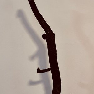 Perchero Rústico de Madera con Base de Hierro y 3 Ganchos - imagen 3