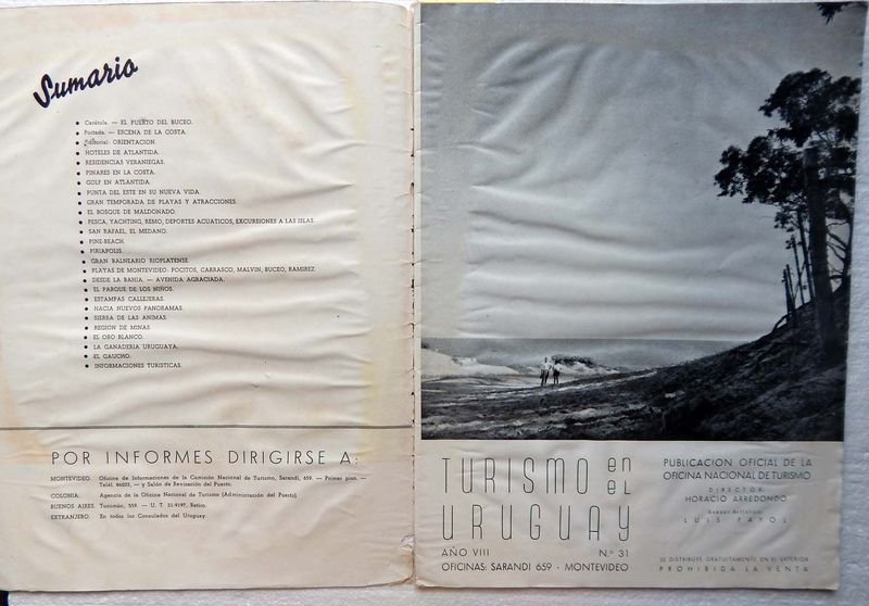 Revista Turismo En El Uruguay, Año VIII - Número 31, Ca. 1942 - imagen 2