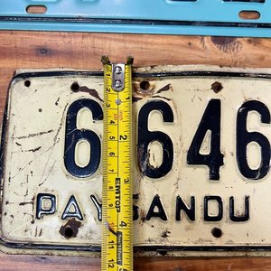 Lote de 4 Matrículas Antiguas de Paysandú - imagen 5