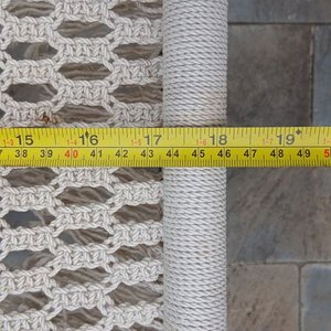 Silla Reposera Plegable Artesanal con Tejido Macramé - imagen 7