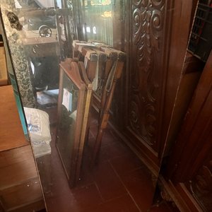 Espejo de Madera con Marco Decorativo para Restaurar - imagen 2