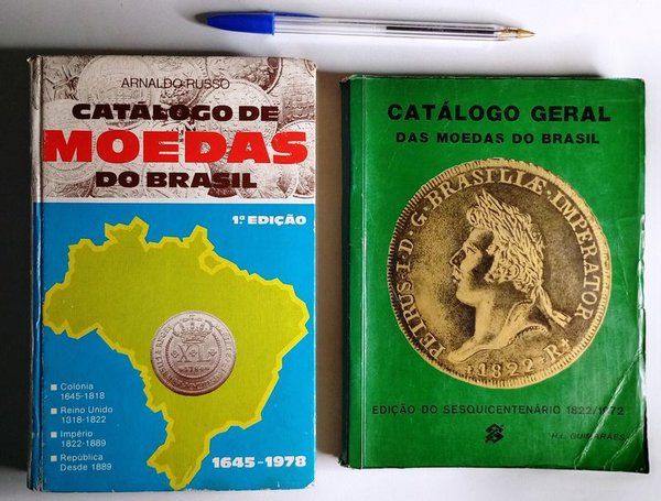 2 Catálogos de Moedas do Brasil: Arnaldo Russo (1ª Edición, 1978) y H. L. Guimarães (1972) - imagen 1