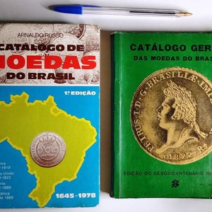 Lote anterior: 2 Catálogos de Moedas do Brasil: Arnaldo Russo (1ª Edición, 1978) y H. L. Guimarães (1972)