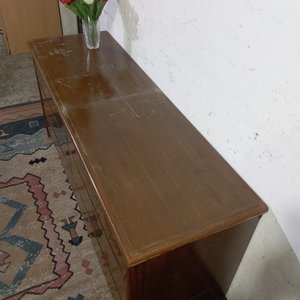 Cómoda de Cedro con 6 Cajones y Lustre Oscuro - imagen 5
