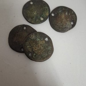 Lote de 4 Piezas Antiguas con Diseño Espiral - imagen 4
