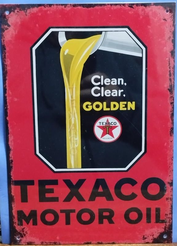 Lote anterior: Cartel decorativo de TEXACO vintage