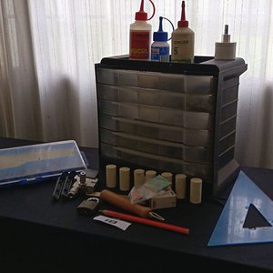 Organizador Vertical de 6 Cajones con Artículos de Ferretería y Electricidad - imagen 9