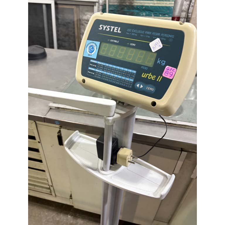 Balanza de pie marca Systel para pesar personas - imagen 2