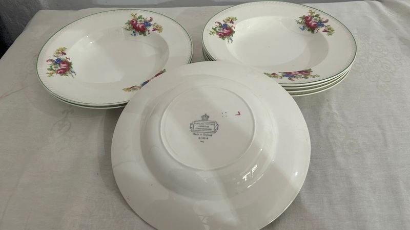 Platos de mesa Staffordshire de porcelana - imagen 2