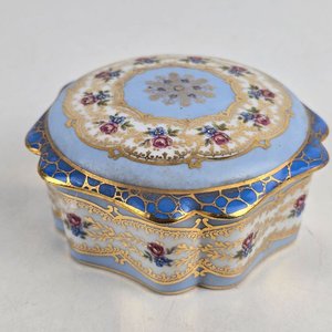 Lote de 3 Cajas de Porcelana Limoges, Bavaria y Despojador Inglés - imagen 2