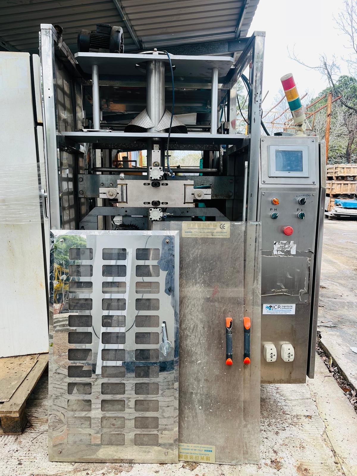 Envasadora de Polvo Industrial con Panel Eléctrico y Motor