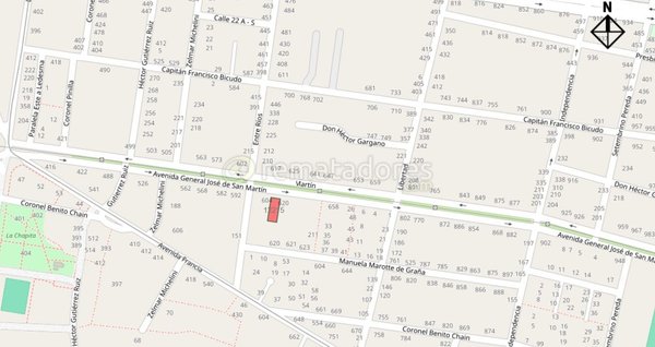 Plano de Ubicación de Terreno en Venta