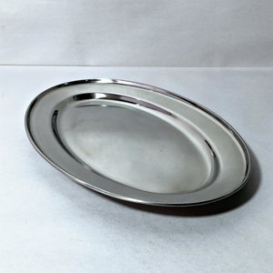 Diez Fuentes Ovaladas Metálicas Plateadas de Distintos Tamaños - imagen 3