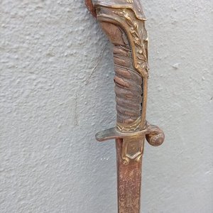 Antiguo Sable de Caballería del Ejército Uruguayo con Escudo Nacional - imagen 4