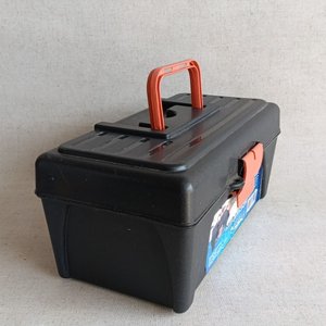 Caja de Herramientas Negra con Bandeja Organizadora ARQPLAST 12 Pulgadas - imagen 3