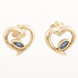Lote anterior: Par de Arracadas Corazón Oro 18k con Zafiros Navette