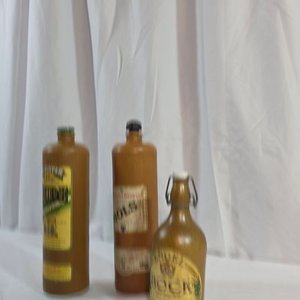 Juego de 3 Porrones de Gres: Ginebra Bols, Cerveza Bock y Oude - imagen 3