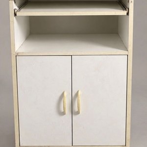 Mueble Auxiliar de Trabajo con Bandeja Extensible y Ruedas - imagen 2