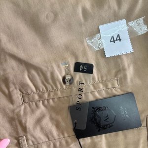 Pantalón de Gabardina Beige Talle 54 - imagen 2