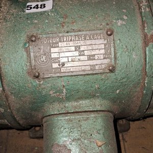 Motor Eléctrico Trifásico Vintage CGE - imagen 2