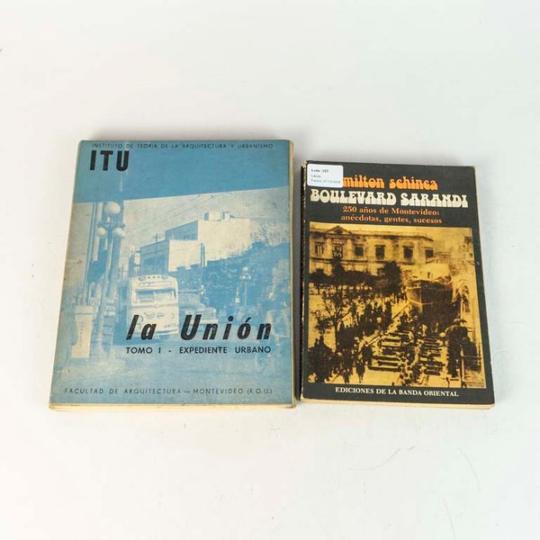 2 Libros: La Unión y Boulevard Sarandí - 250 Años de Montevideo - imagen 1