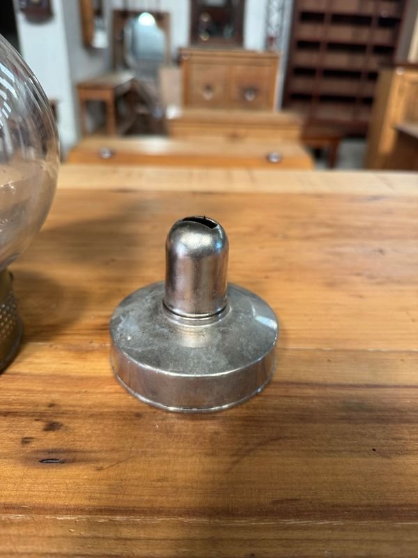Farol Marino De Quero Seno En Láton Y Vidrio Sopado - imagen 8