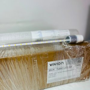 Pack de 21 Tubos LED Vivion 8W Transparentes Luz Fría - imagen 2