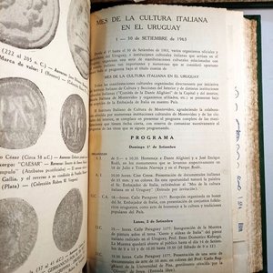 Publicaciones de la Academia Uruguaya de Numismática y Bibliofilia: Muestra Numismática 1960 y Cultura Italiana 1963 - imagen 17