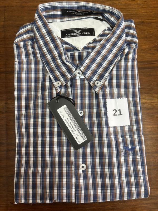 Camisa Cuadros American Crew Talle XXL Nueva - imagen 1