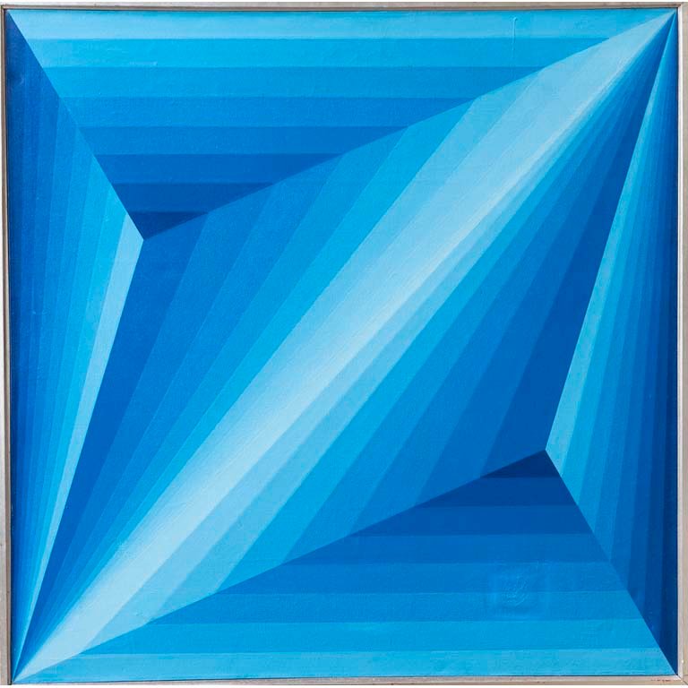 Obra "Geometrico" de Brenda Frizzera en Acrílico sobre Tela