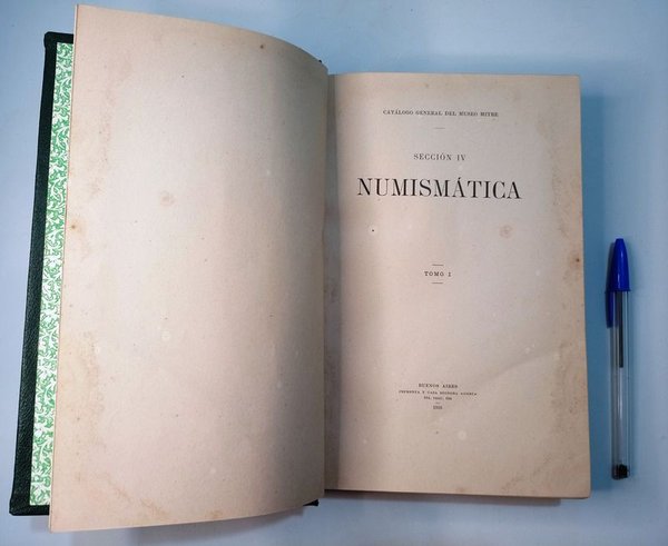 Catálogo General Museo Mitre - Numismática Tomo I - 1925 - imagen 1