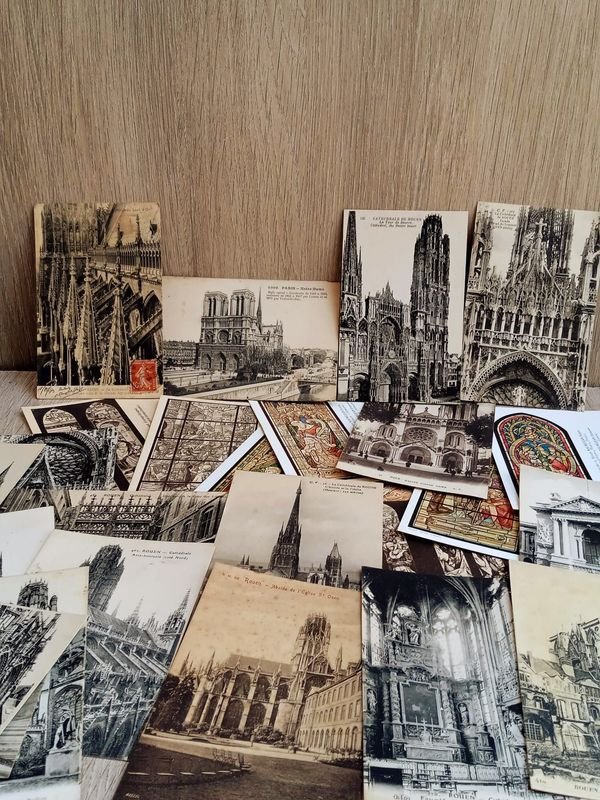 Colección de Tarjetas Postales con Fotos de Catedrales - imagen 2