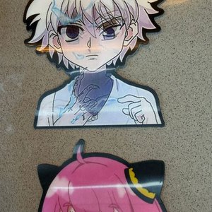 Lote siguiente: Stickers Anime: Killua y Anya