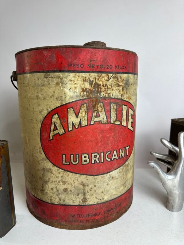 9 latas de lubricantes vacías para venta - imagen 14