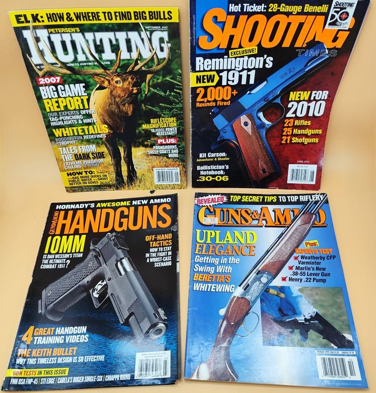 Lote siguiente: Revistas de caza y armas de fuego